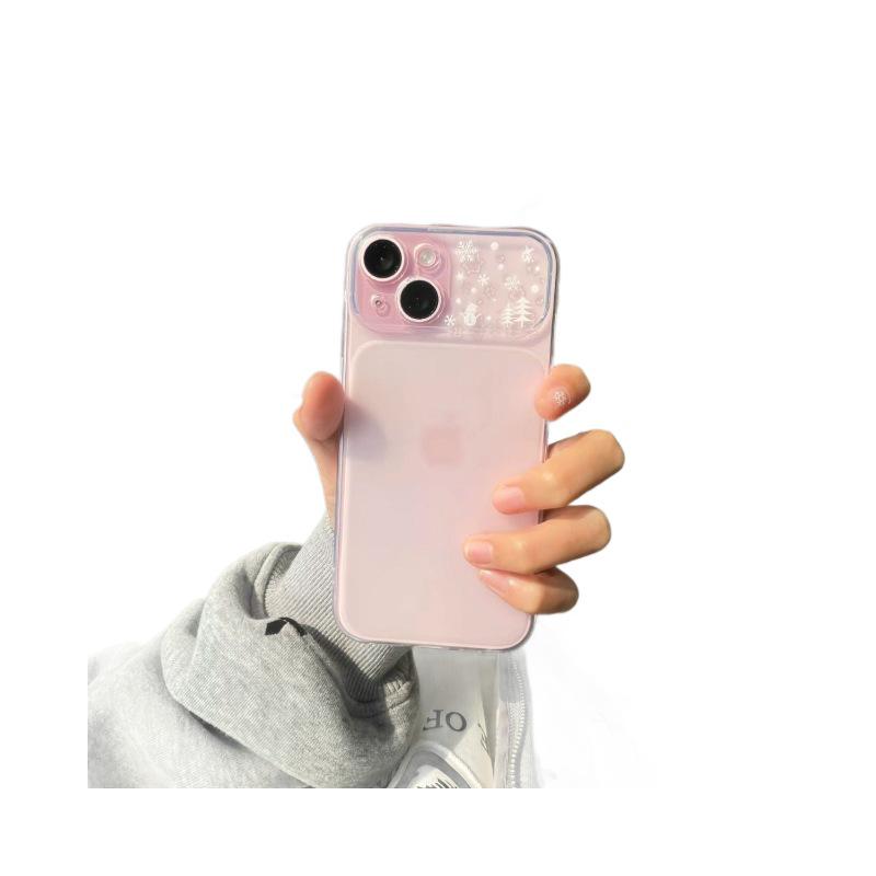 Snowman Snow Dot Soft Frosted Phone Case: Drop-proof, Suitable for Apple 17 Pro, 16, 15, 14p, 13