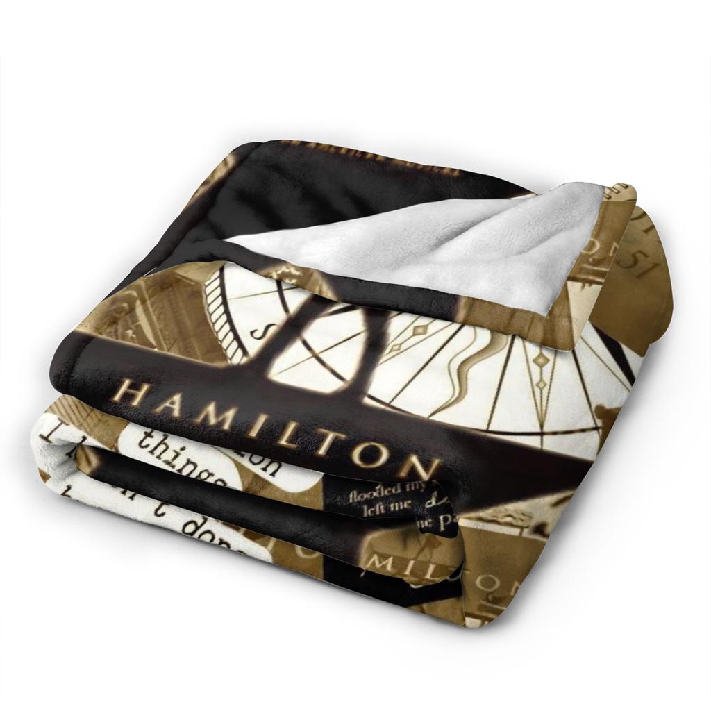 Hamiltons the Musical Blanket Super Warm Comfortable Plush Bedding Throws For Home Decor Camping Flannel Bedspread Bed Cover