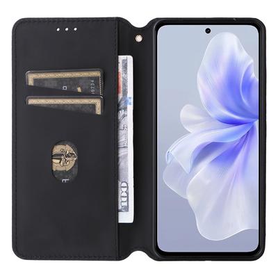 For Vivo Y200e 5G/V40 SE 5G/Y100 5G (Indonesia)/V30 Lite 4G/T3 5G/Y100 4G/V30 SE 5G Case Rhombus Pattern Smart Phone Cover