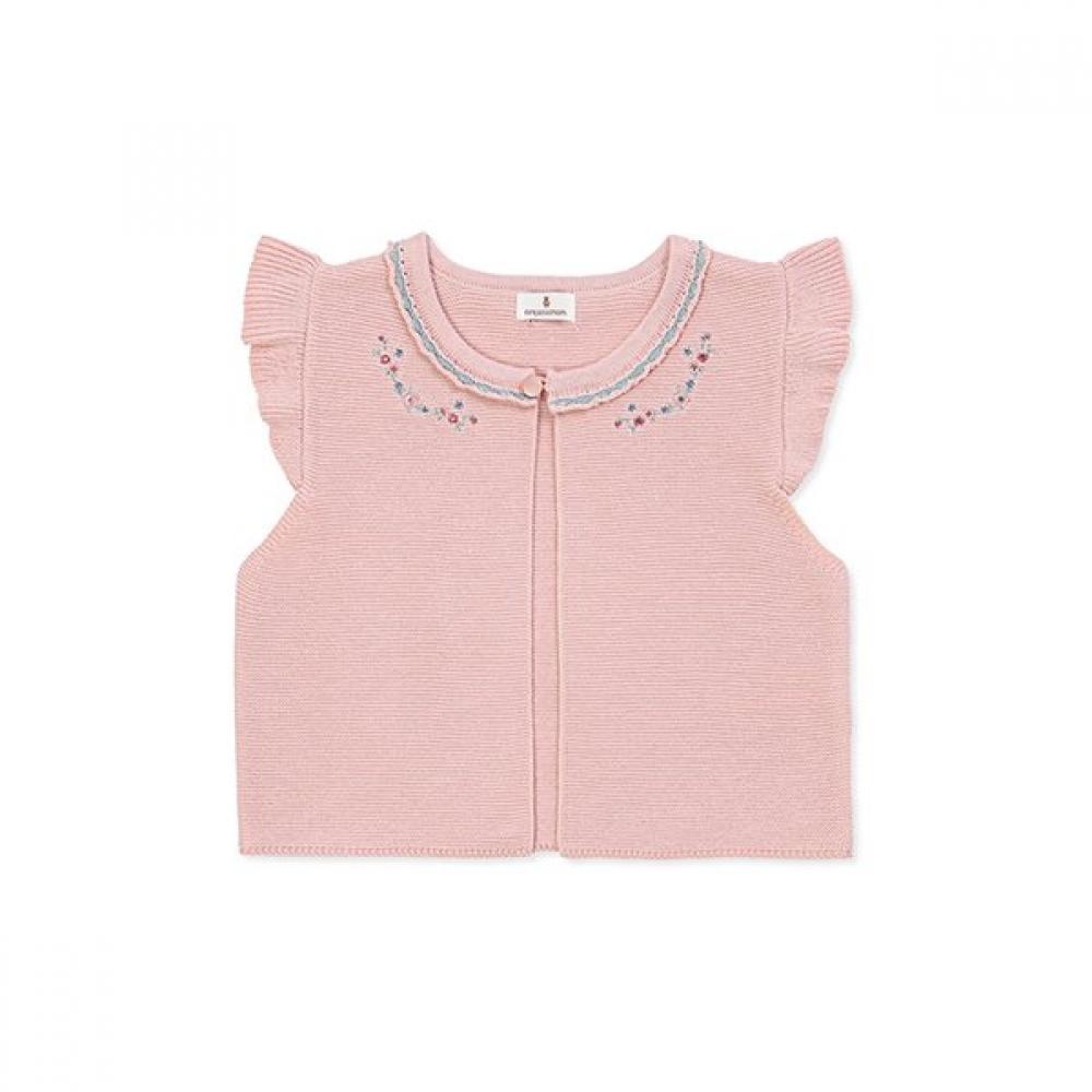 Organicmom Camilly Pink Knit Vest Mlstve02 Pink/110