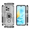 Pro Honor 200 Lite Pouzdro na telefon WANLONFENG PC TPU Zadní kryt Stojánek s Tvrzeným sklem