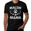 Malshi Mama Shirt MalShi Lover Owner MaltTzu Dog Mom TShirt Comfortable Workout Short Sleeve Shirt