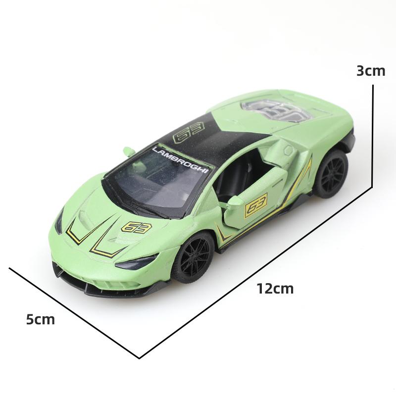 (Bagged) 1.36 Simulation Alloy Pullback Racing Car, Super Cool Colors, The Best Birthday Gift for a Boy.