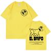 Rapper Quevedo El Baifo Double Sided Graphic T Shirts Unisex Unisex Hip Hop Vintage Summer Tshirt Fashion Casual Oversized Tshirts