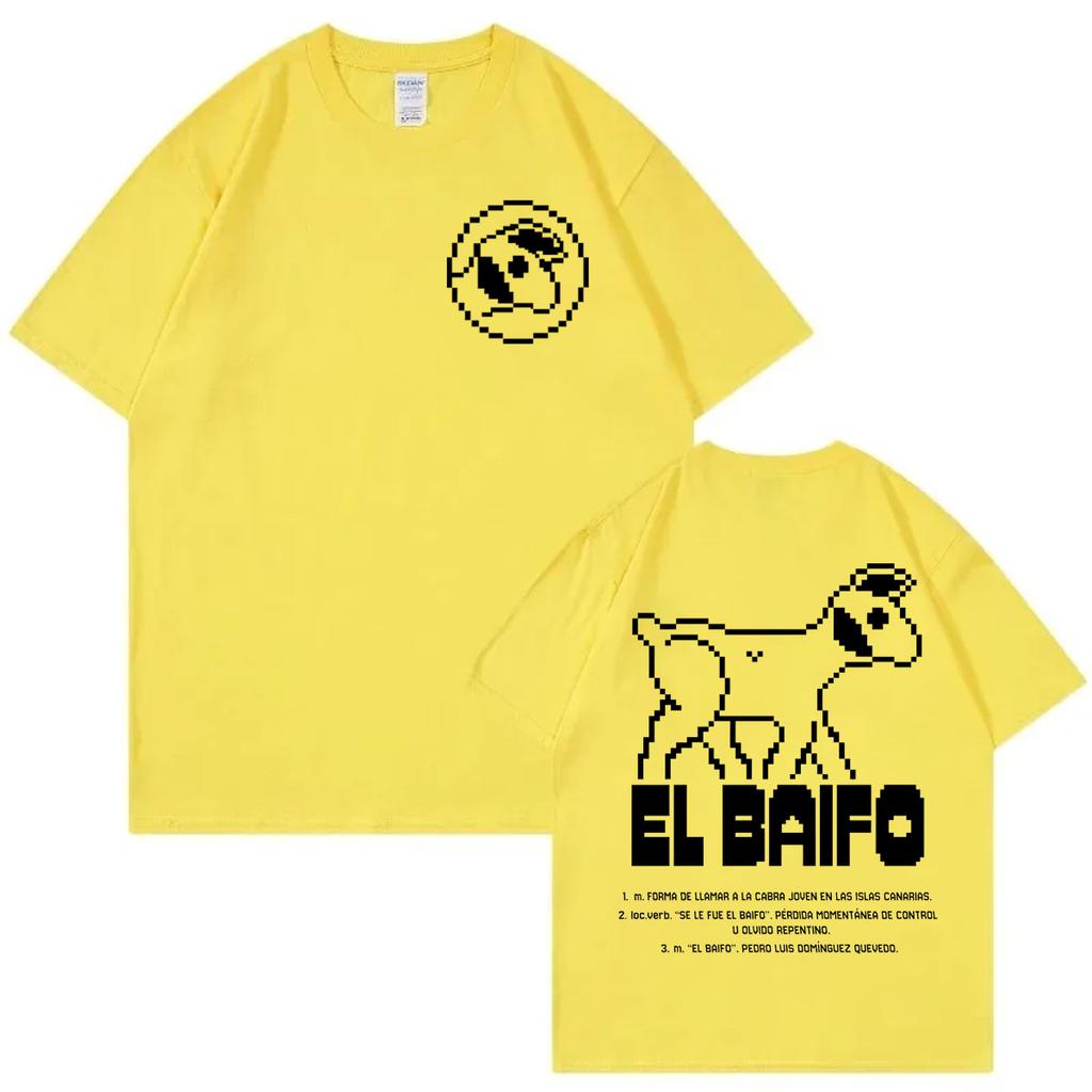 Rapper Quevedo El Baifo Double Sided Graphic T Shirts Unisex Unisex Hip Hop Vintage Summer Tshirt Fashion Casual Oversized Tshirts