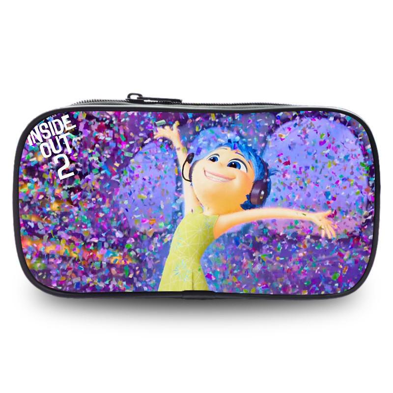 Inside Out 2 Student Large Capacity Pencil Case Oxford Cloth Durable Pouch