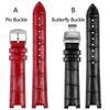 Watchband Rossini Cowhide Leather For 516752 616764 517784 5758g Notch Watch Chain Strap Red Bracelet Men Women 14mm 16mm 18mm