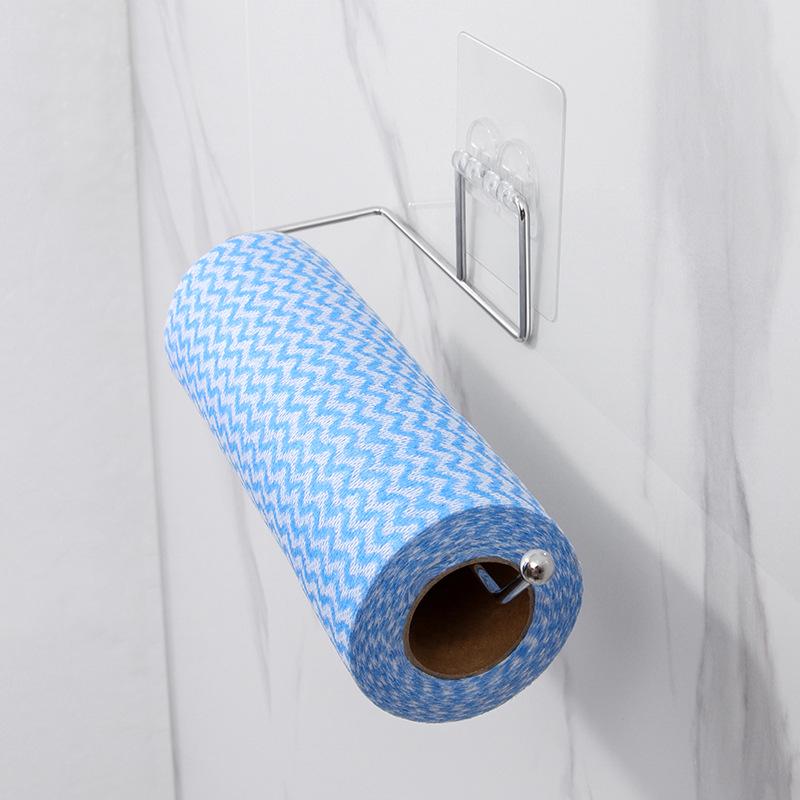 Stainless Steel Punch-Free Paper Towel Rack for Kitchen and Bathroom Storage