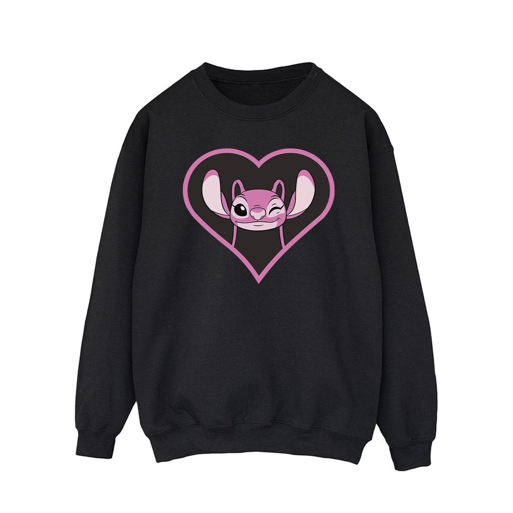 Lilo & Stitch Mens Angel Heart Sweatshirt