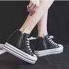 10cm Height Increasing Women Shoes Classic Breathable Canvas Shoe Fashion Thick Sole Sneakers for Women Platform Vulcanize Shoes