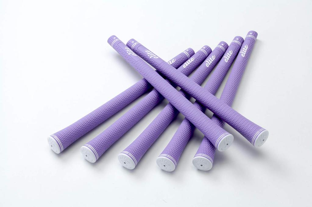 Elitegrips Golf Grips SX38 Set of 7 Smoky Purple with Backline
