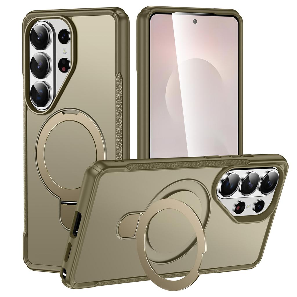 Magnetic Holder Folding Stand Phone Case for Samsung S25 S26 Ultra S24 Plus A07 A36 A56 A55 A54 A35 A26 A16 A06 A05 Armor Cover