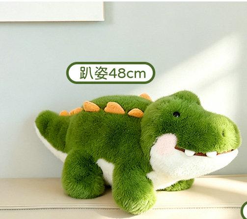 New Cuddly Alligator Plush Toy Dreamy Soft Green Crocodile Friend Cozy Desk/bed Cushion Fun Whimsical Gift Lovers