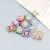 Morandi Color Letter Paper Clip Transparent Test Paper File Folder Push Clip  School Office