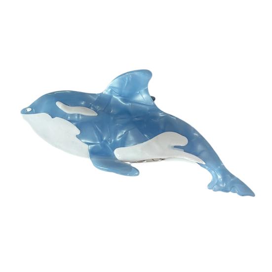 Women Hair Claw Ocean Series Whale Shape Hair Clip Large Size Back Head Shark Hair Claw Hair Accessories