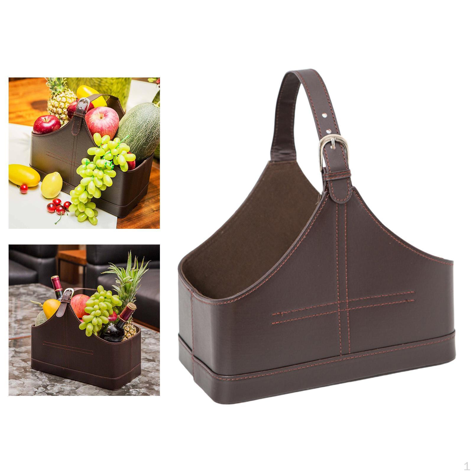 

Фруктовий подарунковий кошик Контейнер Подарунки на новосілля Кошики для зберігання продуктів з Винного краю для S