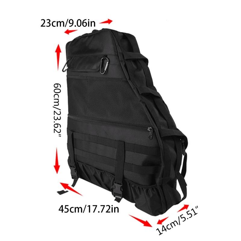Roll Bar Storage Bag Cargo Organizer Bag Cage with Multi-Pockets for Wrangle