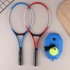 1Set Tennis Trainer With Line Rebound Balls And Elastic Rope Base Beginner'S One Person Tennis Racquet Children'S Suit