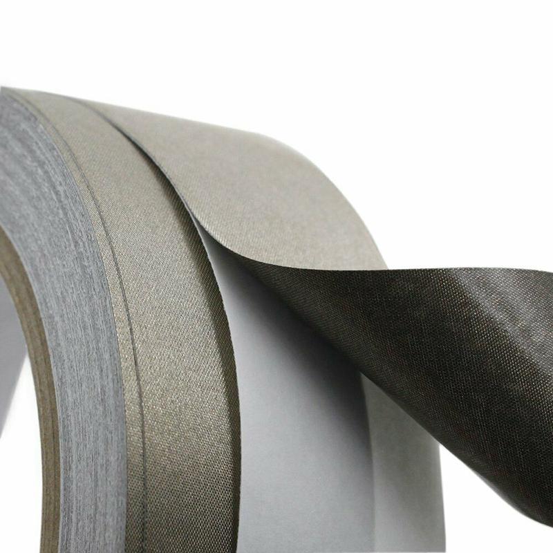 20M/Roll Adhesive Conductive Fabric Cloth Tape For LCD EMI Anti-Radiation Shield Single Side Glue RF/EMI/EMF Shield Tape