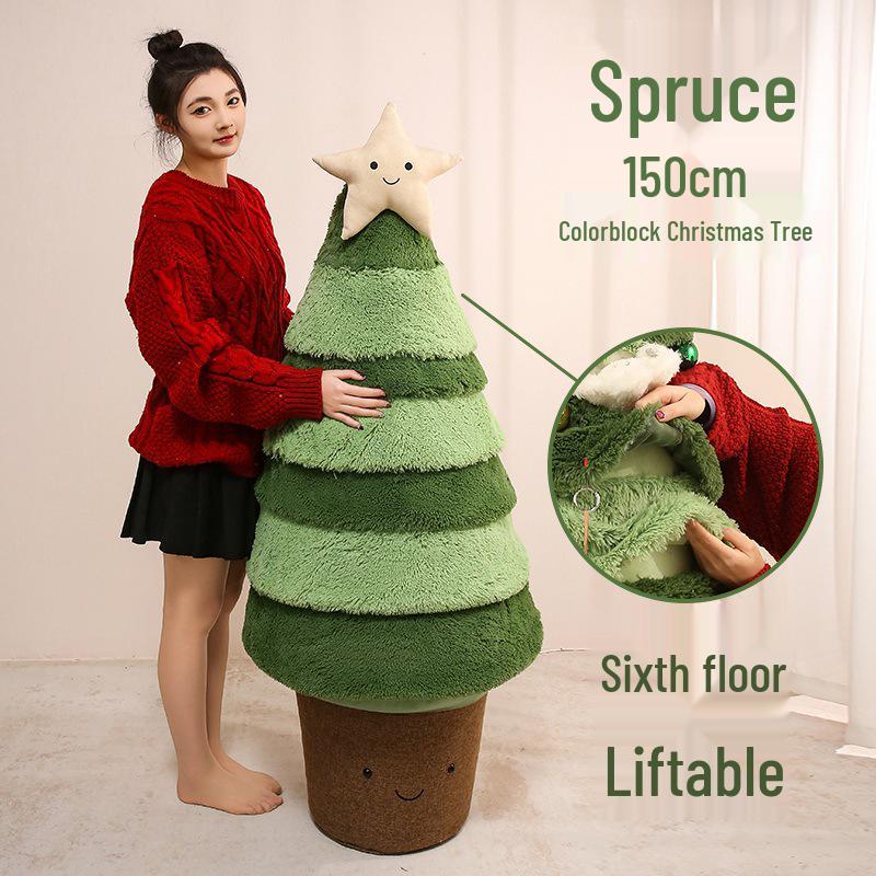 Grote Kerstboom Pluche Poppen Ornament - Feestdecoratie & Cadeau