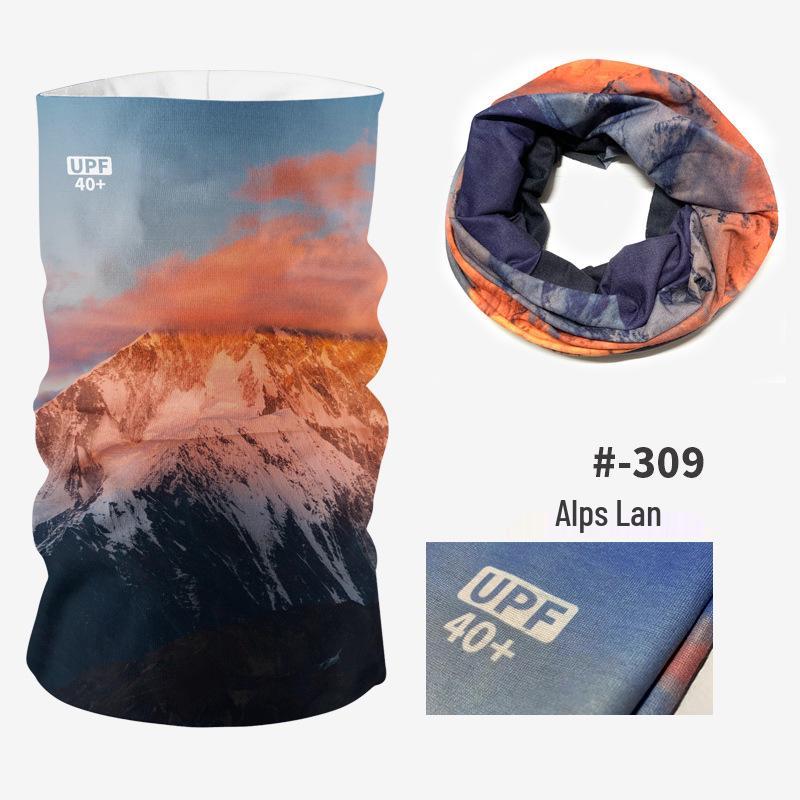Multifunctional Ice Silk Sun Protection Neck Gaiter: Seamless Headband Face Cover for Outdoor Cycling One Size