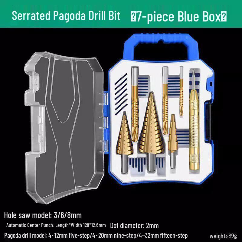 Cobalt Hole Opener for Serrated Alloy Step Drill Bit, Stainless Steel Multi-functional Hole Expander