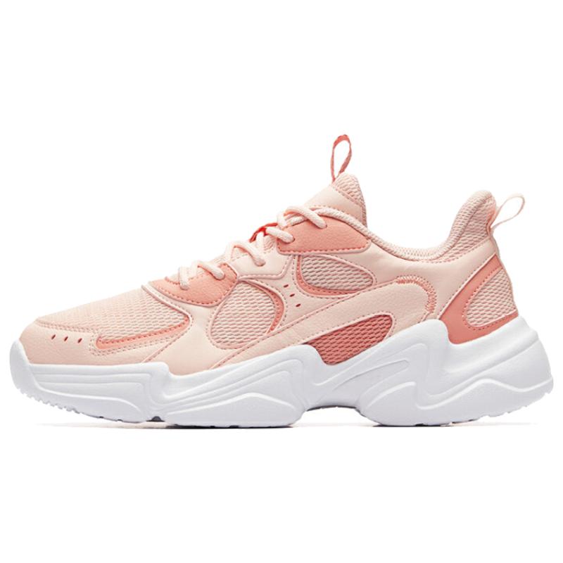 ANTA Chunky Sneakers Women s Low top Orange Pink Sneakers 121938822R-2 37.5