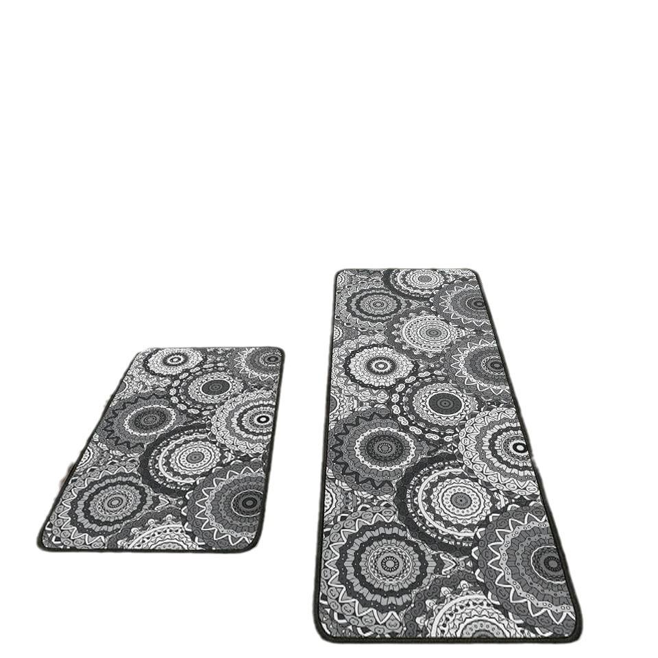 Retro Style Kitchen Floor Mat – Dirt-Resistant, Decorative, and Draining Door Mat