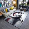 Dark Fantasy Reaper with Scythe Suitable As a Non-slip Mat for the Living Room or Bedroom Sofa