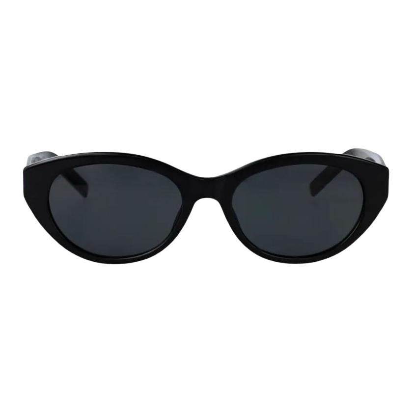 Saint Laurent Full Frame Detail Acetate Cat Eye Sunglasses Women Sunglasses Black 30048348
