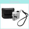 Microscope Loupe de Poche Portatif Mini de Qualité Supérieure Loupe de Bijoutier Avec Lumière LED