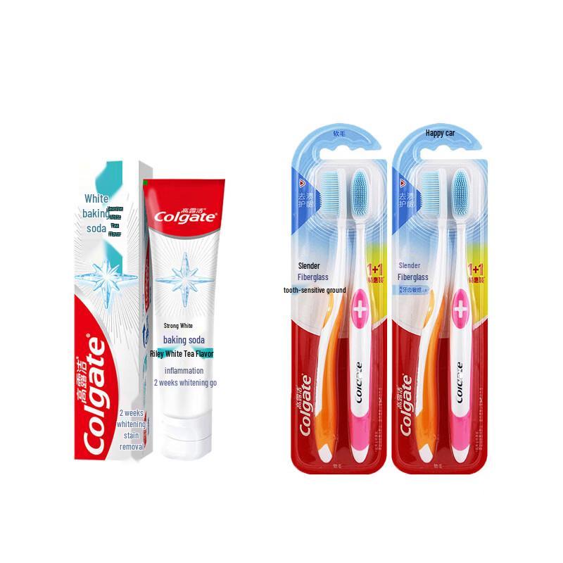 Colgate Baking Soda Toothpaste & Toothbrush Family Pack