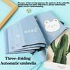 Windproof Folding Umbrella,parasol umbrella,Cute Little Bear,Automatic Umbrella,UV Blocking and shading,Portable for Travel,Gift