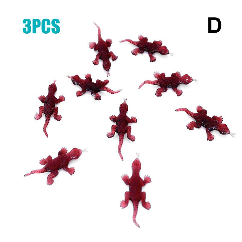 3pcs Halloween Decoration Toy Bug Action Figure Set Unique Sculpts Insects Educational Toy Playset Fun For Pranks Props Gift