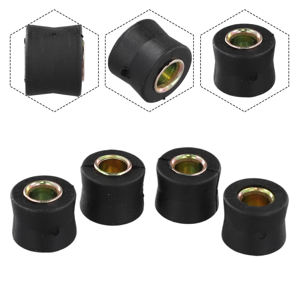 4 stuks 10 mm Motor Elektrisch Voertuig Schokdemper Ophanging Bussen Borstel Rubberen Huls voor Quad Crossmotor ATV