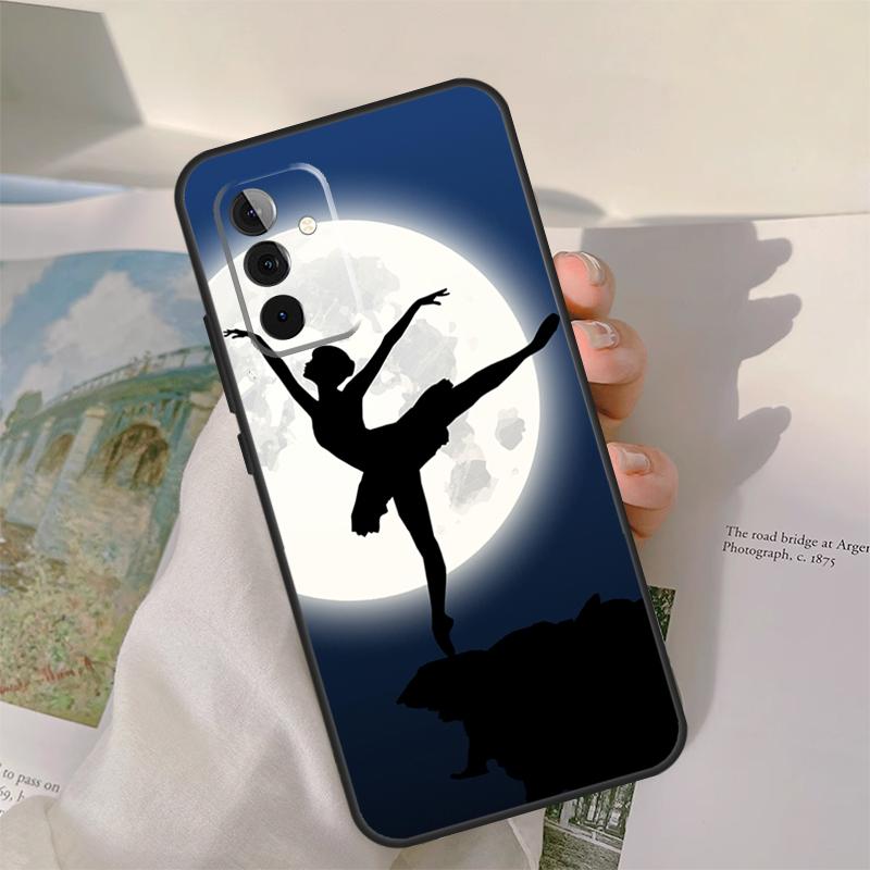 Ballet Dance Case For Samsung Galaxy A54 A34 A14 A06 A16 A26 A36 A56 A12 A32 A52 A13 A33 A53 A15 A35 A55