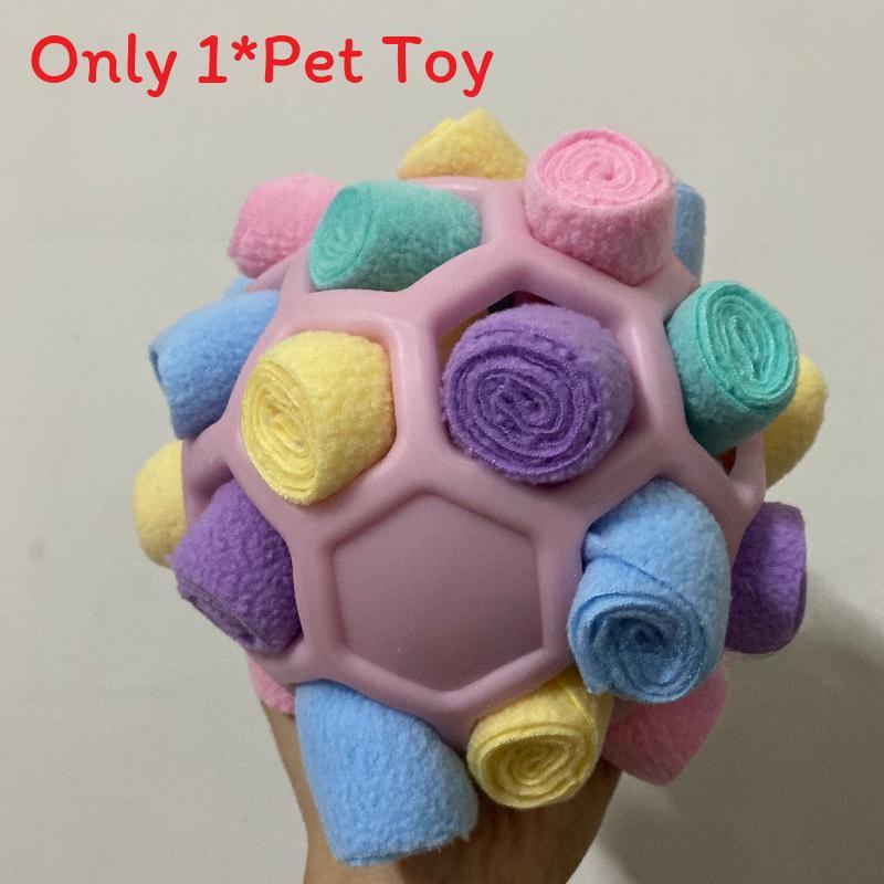 Pet Sniffing Bubble Toy With Rubber Ball Puzzle For Dogs Fun And Enrichment