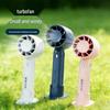USB Rechargeable Silent 3-Speed Mini Fan: Desktop or Handheld, Perfect Summer Gift