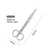 Multi-functional Stainless Steel Beauty Scissors: 10cm/14cm, Straight/Curved Tips, Suitable for Laboratory and Teaching
