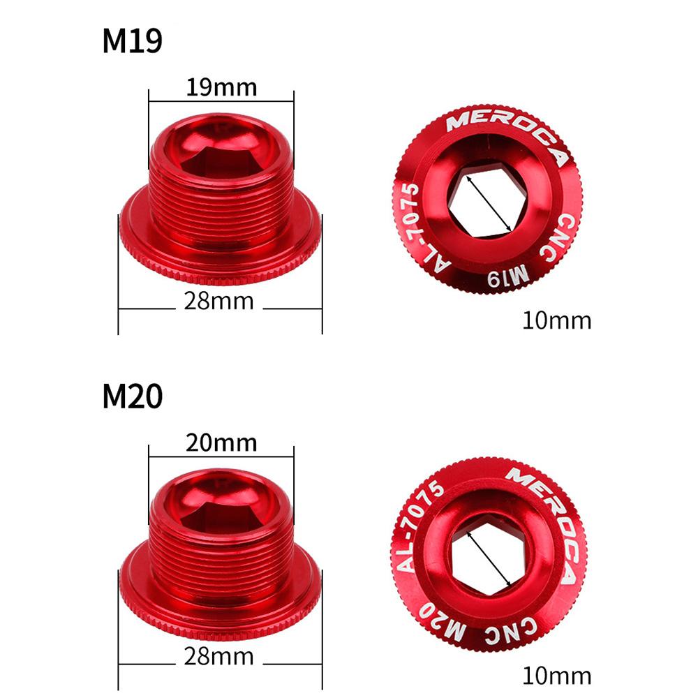 BB bolts Aluminum Zinc Zinc Alloy Crankset Screws Crank Bolt Cover Cap Crank Arm Fixing Bolt Crank Cover