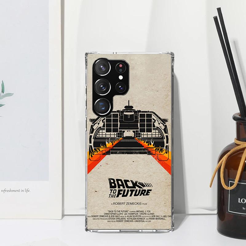 Back To The Future TV Phone Case For Samsung Galaxy S26 S25 Edge S24 FE S23 S22 Ultra S21 Plus S20 + Art Fundas Back Cover Galax