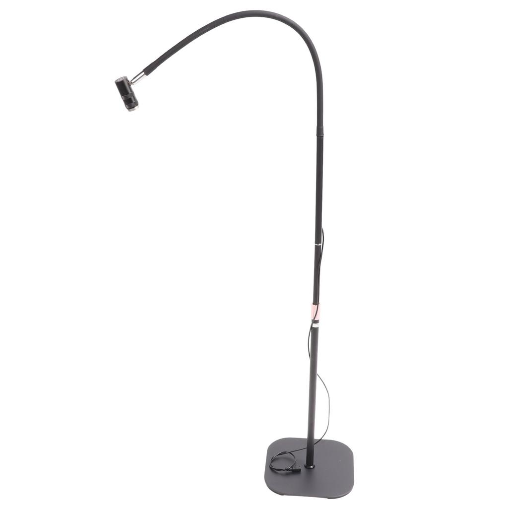 Eyelash Extension Glue Lamp 5 Brightness Adjust Height Flexible Gooseneck Lash Curing LED Light with Foot Pedal Control for Beauty Salon