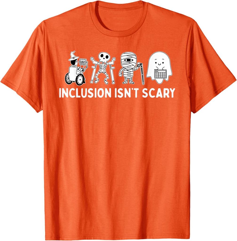 Inclusion Isn't Scary Halloween SLP Sped Teacher Unisex T-Shirt