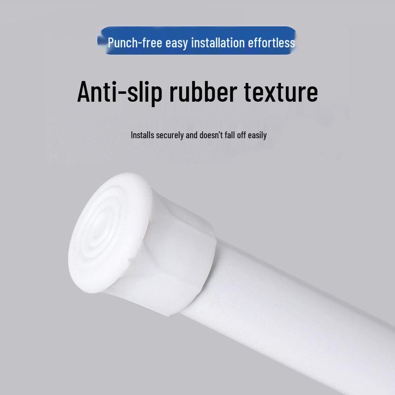 Teleskopische Duschvorhangstange ohne Bohren und Hängestange