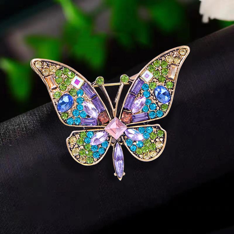 Fashion Butterfly Brooch High Sense Personality Design Insect Corsage Dress Jacket Pin Accessories Women