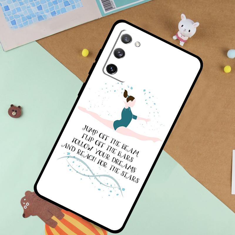 Love Gymnastics Soft Case For Samsung Galaxy S25 Ultra S9 S10 S20 S21 S22 S23 S24 Plus S24 FE Funda Cover