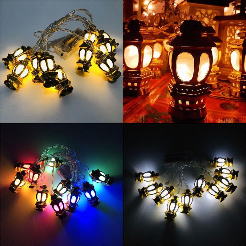 Elegant Lantern Shape Led Fairy String Light For Islam Muslim Home Decor
