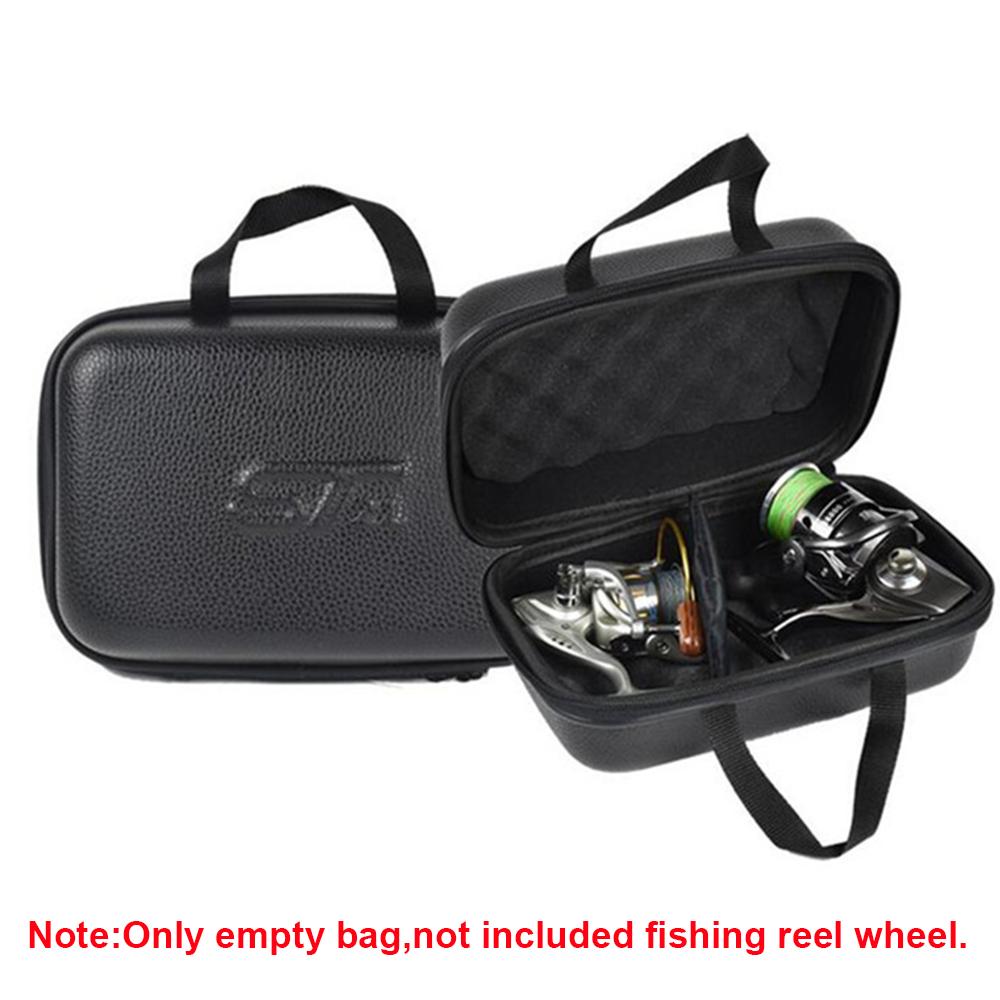 Medium Fishing Reel Case Schwarz - Hartschale Aufbewahrung Für Spinntroll & Fliegenruten