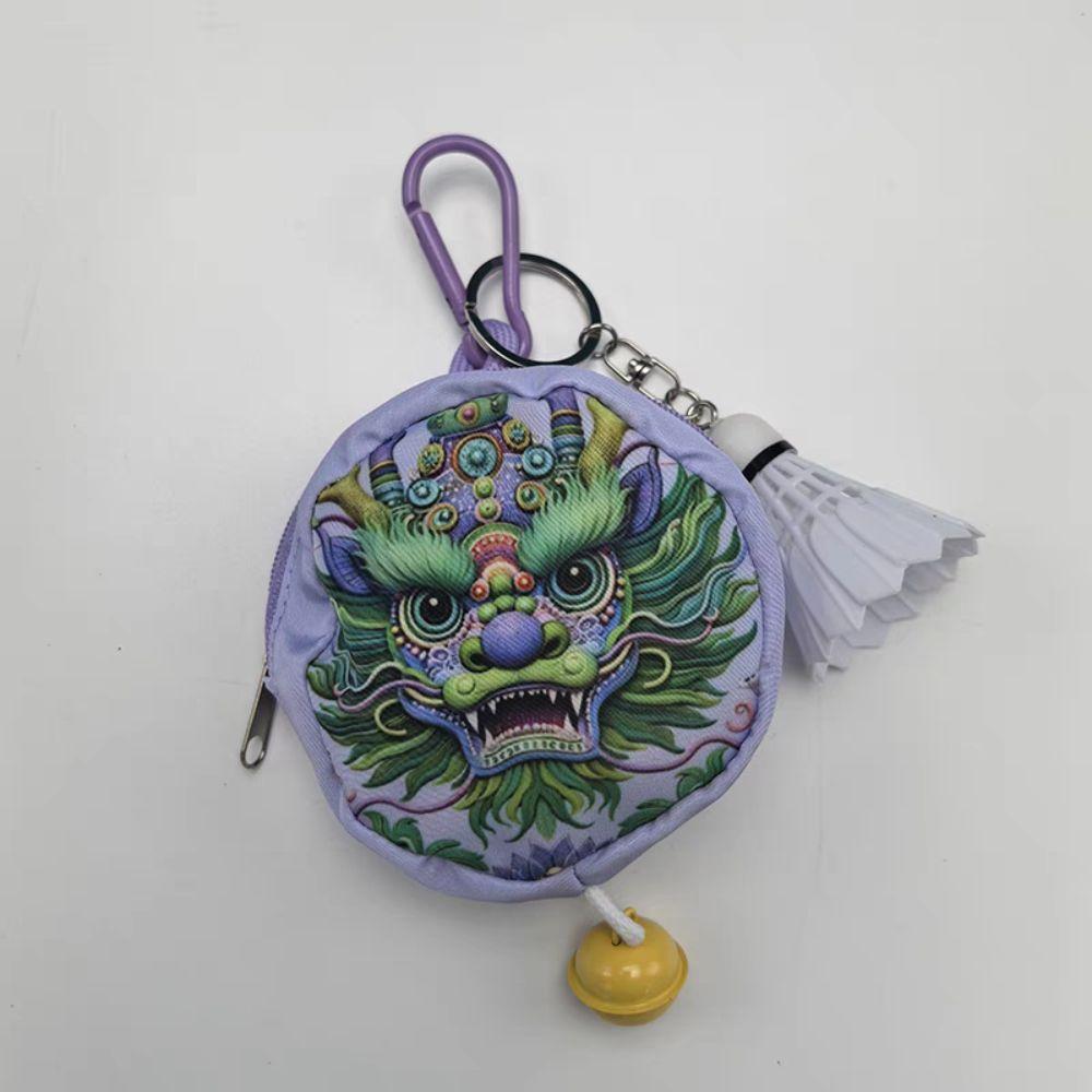 Bag Hanging Mini Purse Bag Pendant Chinese Style Car Keying Dragon Bag Keychain Backpack Decor