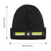 Easy To Clean Removable LED Lamp Knit Hat Rechargeable Outdoor Headlamp Cap For Enthusiasts Night Event And Family Use